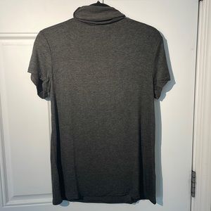 US AII.F.Y FASHION Dark Grey Short sleeve Turtleneck